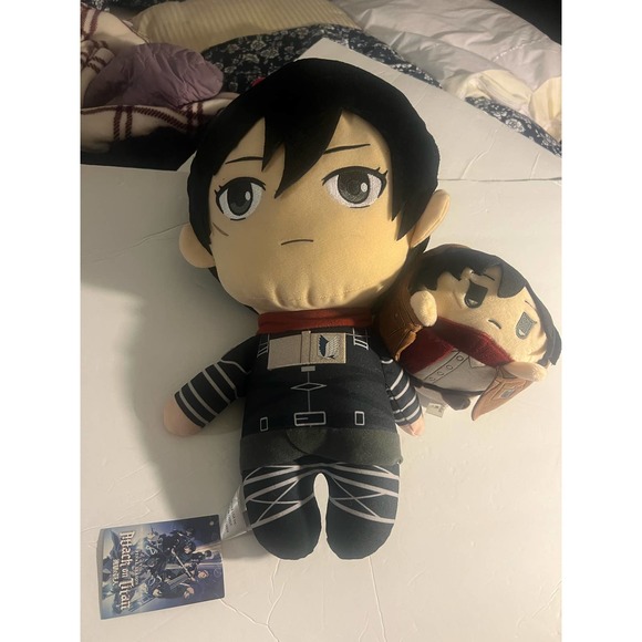 Attack on Titan final season plush Mikaso & Mochibi - Picture 3 of 10